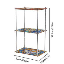 Load image into Gallery viewer, 3 Tier Acrylic Special Shape Owl Tiger Diamond Painting Storage Rack for Home
