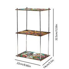 Load image into Gallery viewer, 3 Tier Acrylic Special Shape Butterfly Flower Diamond Painting Storage Rack
