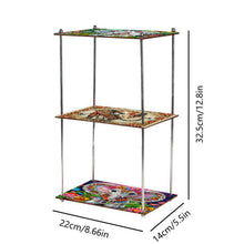 Load image into Gallery viewer, 3 Tier Acrylic Special Shape Elephant Diamond Painting Storage Rack for Home
