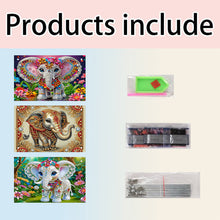 Load image into Gallery viewer, 3 Tier Acrylic Special Shape Elephant Diamond Painting Storage Rack for Home
