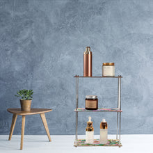 Load image into Gallery viewer, 3 Tier Acrylic Special Shape Flower Diamond Painting Storage Rack for Bathroom
