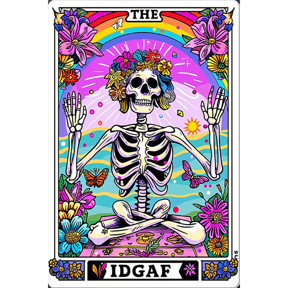 Diamond Painting - Full Round - Horror tarot cards (40*60CM)