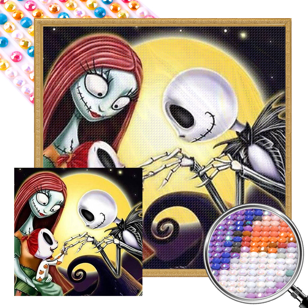 AB Diamond Painting - Full Round - Nightmare in Christmas (40*40CM)