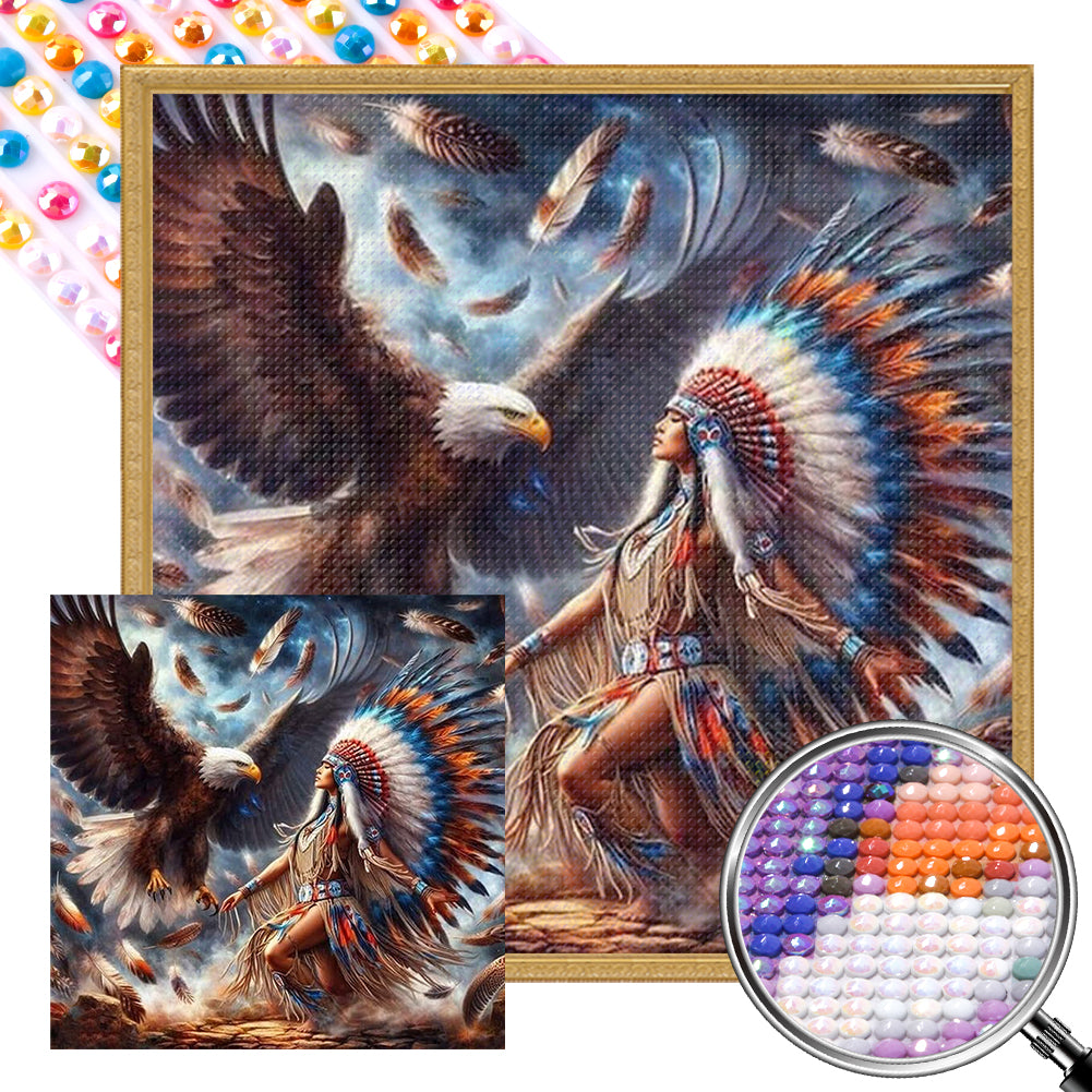 AB Diamond Painting - Full Round - Falconer (40*40CM)