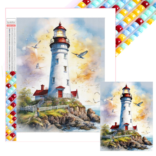 Diamond Painting - Full Square - Lighthouse (30*40CM)