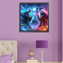 Load image into Gallery viewer, Diamond Painting - Full Round - Albus Dumbledore Voldemort (50*50CM)
