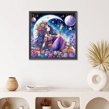 Load image into Gallery viewer, Diamond Painting - Full Round - Colorful cartoon girl (50*50CM)
