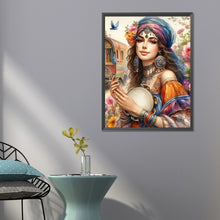 Load image into Gallery viewer, Diamond Painting - Full Round - Ethnic girl (50*60CM)

