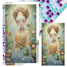 Load image into Gallery viewer, Diamond Painting - Full Round - Succulent crystal girl (40*70CM)
