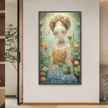 Load image into Gallery viewer, Diamond Painting - Full Round - Succulent crystal girl (40*70CM)
