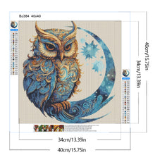 Load image into Gallery viewer, Diamond Painting - Full Round - Owl (40*40CM)
