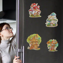 Load image into Gallery viewer, 6Pcs Diamond Painting Refrigerator Magnets for Home Decoration (Tree of Life)
