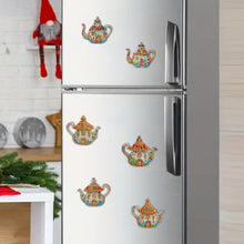 Load image into Gallery viewer, 6Pcs Diamond Painting Refrigerator Magnets for Home Decoration (Kettle Hut)

