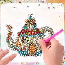 Load image into Gallery viewer, 6Pcs Diamond Painting Refrigerator Magnets for Home Decoration (Kettle Hut)
