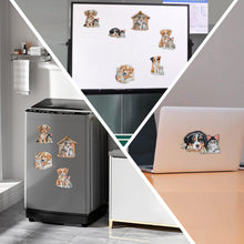 Load image into Gallery viewer, 6Pcs Animal Diamond Painting Refrigerator Magnets for Home Decor (Cat and Dog)
