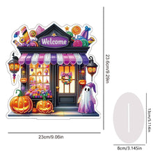 Load image into Gallery viewer, Acrylic Halloween Theme Table Top Diamond Painting Ornament Kits (Welcome)

