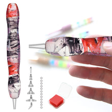 Load image into Gallery viewer, Diamond Painting Art Sticky Drill Dot Pen Stylus Diamond Art Pen (Black Red)
