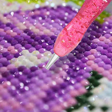 Load image into Gallery viewer, Diamond Painting Art Sticky Drill Dot Pen Stylus Diamond Art Pen (Purple Pink)
