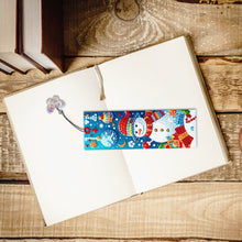 Load image into Gallery viewer, 3Pcs Special Shape Christmas Diamond Painting Bookmark Making Kit 14.7x5cm
