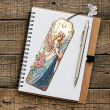 Load image into Gallery viewer, 3Pcs Special Shape Butterfly Angel Diamond Painting Bookmark Making Kit 14.7x5cm
