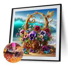 Load image into Gallery viewer, Diamond Painting - Full Round - Gorgeous flower basket (30*30CM)
