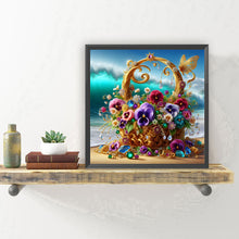 Load image into Gallery viewer, Diamond Painting - Full Round - Gorgeous flower basket (30*30CM)
