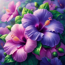 Load image into Gallery viewer, Diamond Painting - Full Round - Hibiscus (30*30CM)
