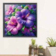 Load image into Gallery viewer, Diamond Painting - Full Round - Hibiscus (30*30CM)
