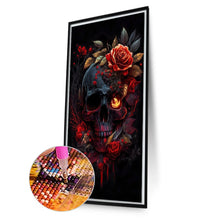 Load image into Gallery viewer, Diamond Painting - Full Round - Rose skull (40*70CM)
