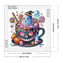 Load image into Gallery viewer, Diamond Painting - Partial Special Shaped - Halloween ¡¤ Ghost candy (30*30CM)

