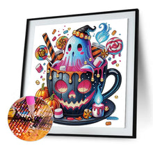 Load image into Gallery viewer, Diamond Painting - Partial Special Shaped - Halloween ¡¤ Ghost candy (30*30CM)
