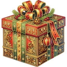 Load image into Gallery viewer, Diamond Painting - Partial Special Shaped - Christmas gift box (30*30CM)
