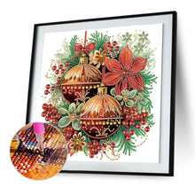 Load image into Gallery viewer, Diamond Painting - Partial Special Shaped - Christmas ornaments (30*30CM)
