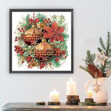 Load image into Gallery viewer, Diamond Painting - Partial Special Shaped - Christmas ornaments (30*30CM)

