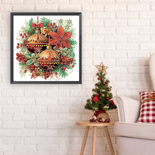 Load image into Gallery viewer, Diamond Painting - Partial Special Shaped - Christmas ornaments (30*30CM)
