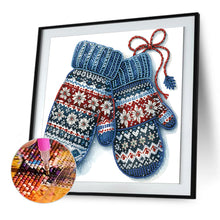 Load image into Gallery viewer, Diamond Painting - Partial Special Shaped - Christmas gloves (30*30CM)

