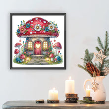 Load image into Gallery viewer, Diamond Painting - Partial Special Shaped - Mushroom house (30*30CM)
