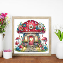 Load image into Gallery viewer, Diamond Painting - Partial Special Shaped - Mushroom house (30*30CM)
