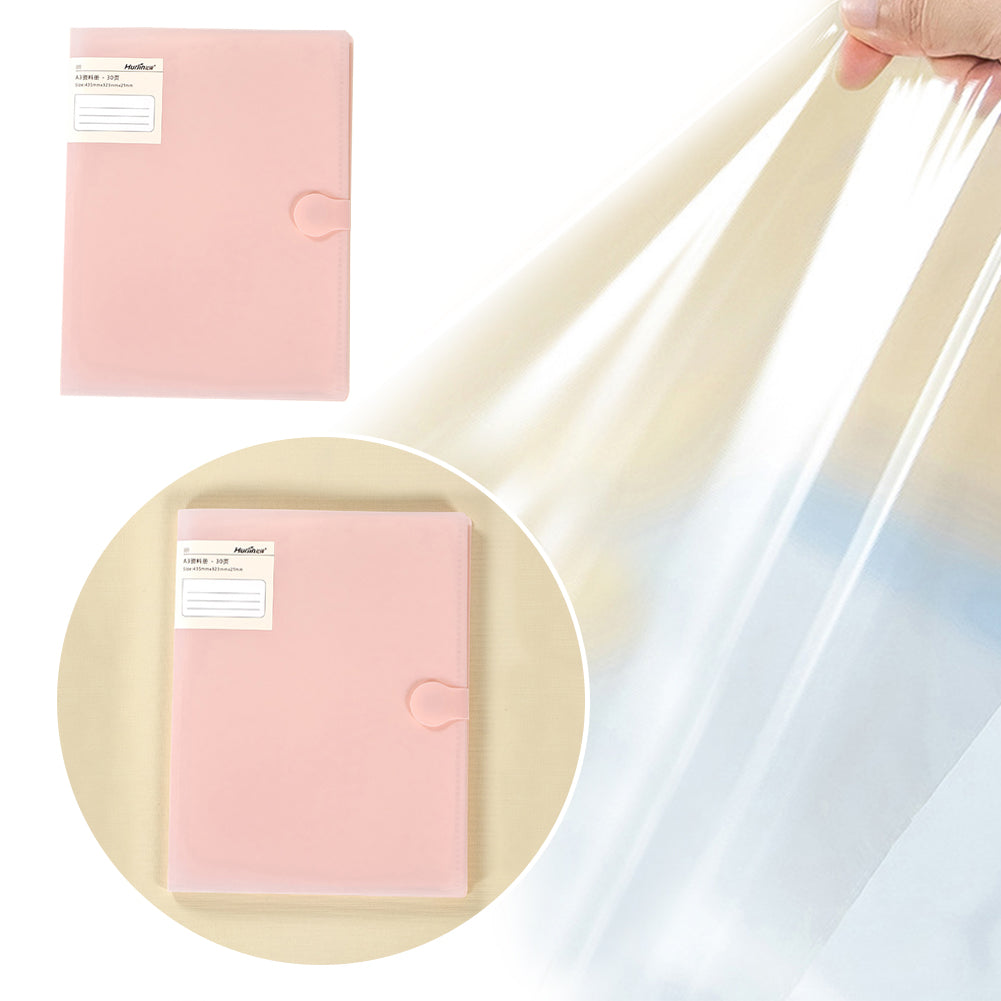 Cross Stitch Canvas Storage Binder A3 Organizer Binder Waterproof for DIY Crafts