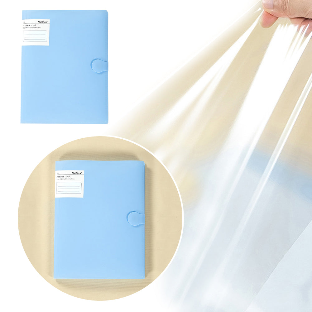 Cross Stitch Canvas Storage Binder A3 Organizer Binder Waterproof for DIY Crafts