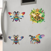 Load image into Gallery viewer, 6Pcs Bees Diamond Painting Fridge Magnet Diamond Art Fridge Stickers for Home
