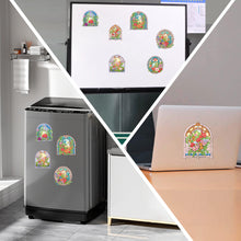 Load image into Gallery viewer, 6Pcs Flower Windows Diamond Painting Fridge Magnet for Fridge Whiteboards
