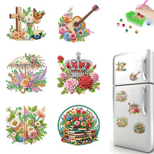 Load image into Gallery viewer, 6Pcs Small Elements Of Life Diamond Painting Fridge Magnet for Fridge Whiteboard
