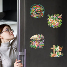 Load image into Gallery viewer, 6Pcs Small Elements Of Life Diamond Painting Fridge Magnet for Fridge Whiteboard
