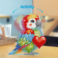 Load image into Gallery viewer, Acrylic Special Shaped Shaking Head Christmas Desktop Diamond Art Kits (Parrot)
