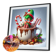 Load image into Gallery viewer, Diamond Painting - Full Round - Christmas chocolate boy (30*30CM)
