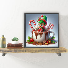 Load image into Gallery viewer, Diamond Painting - Full Round - Christmas chocolate boy (30*30CM)
