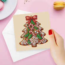 Load image into Gallery viewer, 6Pcs Christmas Tree DIY Diamond Painting Card for Holiday Party Favors for Kids
