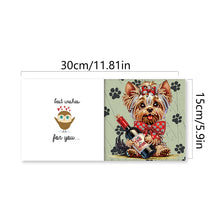 Load image into Gallery viewer, 6Pcs Puppy DIY Diamond Painting Card for Holiday Party Favors for Adults Kids
