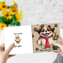 Load image into Gallery viewer, 6Pcs Puppy DIY Diamond Painting Card for Holiday Party Favors for Adults Kids
